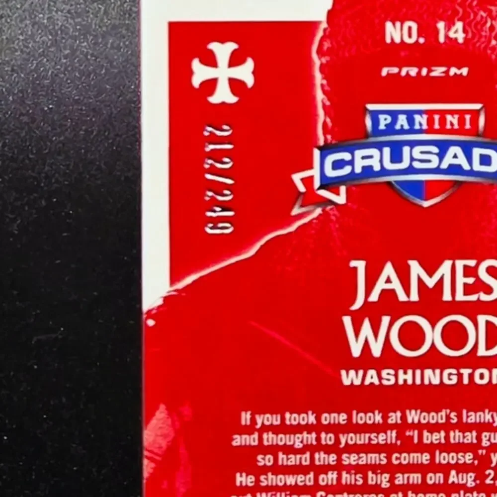 James Wood Fireworks Call to Arms /249 RC Washington Nationals Top Prospect